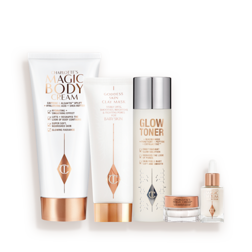 BRYLLUPSFORBEREDELSER, TARGET + GLOW HUDPLEIERUTINE HUDPLEIESETT