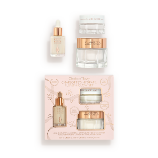CHARLOTTE'S HYDRATE PLUMP & GLOW SET HUDPLEIESETT