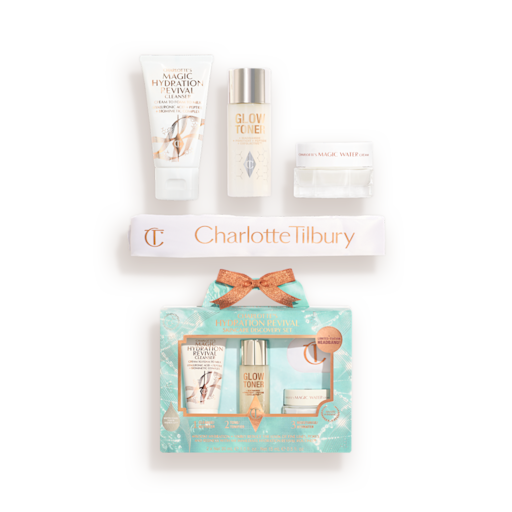 CHARLOTTE’S HYDRATION REVIVAL SKINCARE DISCOVERY SET – HUDPLEIESETT I REISESTØRRELSE