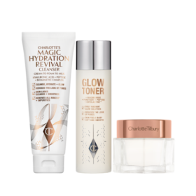 CHARLOTTES MAGIC MINI CLEANSE, TONE & GLOW SET Hudpleiesett