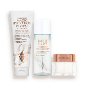 CLEANSE, TAKE IT ALL OFF & GLOW SET Hudpleiesett