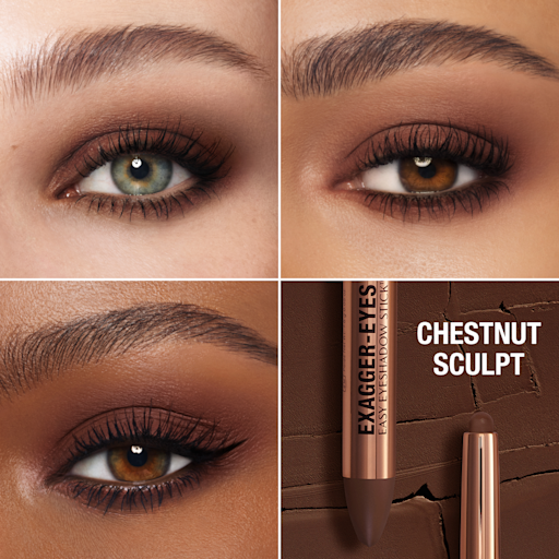 Exagger-Eyes EASY Øyenskygger STICK CHESTNUT SCULPT