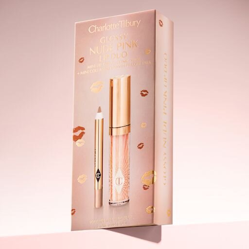 GLANSFULL LEPPEDUO NUDE-ROSA
