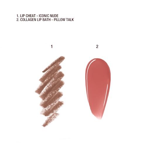 GLANSFULL LEPPEDUO NUDE-ROSA