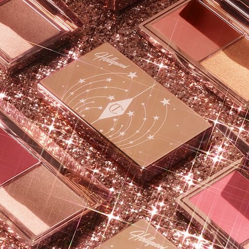 HOLLYWOOD BLUSH & GLOW GLIDE-PALETT TAN TO DEEP