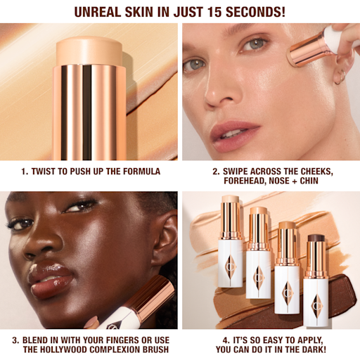 UNREAL SKIN SHEER GLOW TINT HYDRATING FOUNDATION STICK 1 FAIR