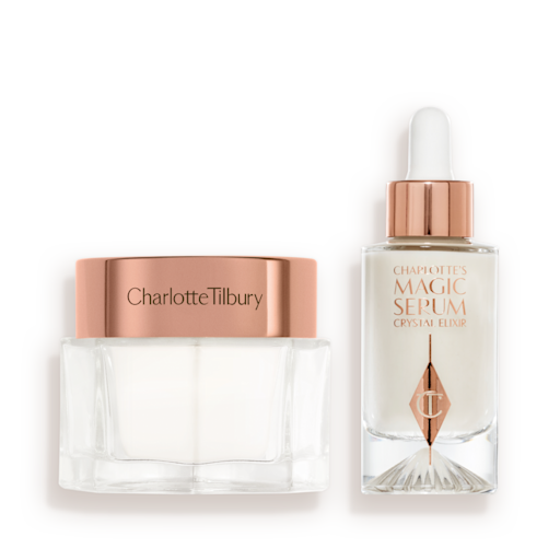 VITENSKAPSBASERT SERUM- OG MAGIC CREAM-SETT – HUDPLEIESETT
